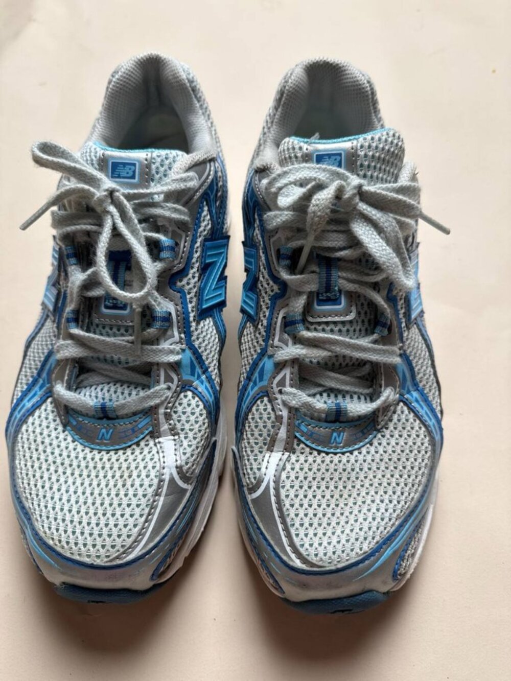 New Balance 740v2 U740ST2 Men's US 8.5 EU 42 White Blue Used Running